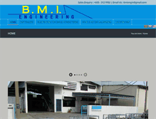 Tablet Screenshot of bmi-engineering.com